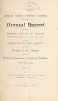 view [Report 1913] / Medical Officer of Health, Coseley U.D.C.