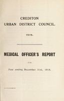 view [Report 1918] / Medical Officer of Health, Crediton U.D.C.