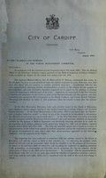 view [Report 1908] / School Medical Officer of Health, Cardiff County Borough & Port. For the term ending July 3rd, 1908.