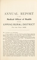 view [Report 1905] / Medical Officer of Health, Epping (Union) R.D.C.