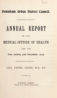 view [Report 1915] / Medical Officer of Health, Downham Market U.D.C.