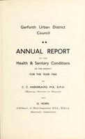 view [Report 1940] / Medical Officer of Health, Garforth U.D.C.