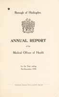 view [Report 1934] / Medical Officer of Health, Haslingden Borough.