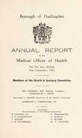 view [Report 1941] / Medical Officer of Health, Haslingden Borough.