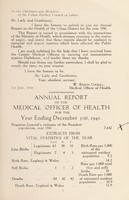 view [Report 1941] / Medical Officer of Health, Lakes U.D.C.
