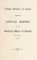 view [Report 1956] / Medical Officer of Health, Lakes U.D.C.