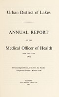 view [Report 1966] / Medical Officer of Health, Lakes U.D.C.