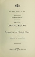 view [Report 1954] / School Medical Officer of Health, Lancashire County Council.