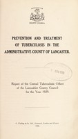 view [Report 1929] / TB Officer, Lancashire County Council.