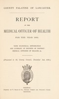 view [Report 1892] / Medical Officer of Health, County Palatine of Lancaster / Lancashire County Council.
