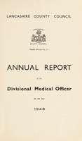 view [Report 1948] / Medical Officer of Health, Health Division 13, Lancashire County Council.