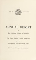 view [Report 1960] / Medical Officer of Health, Lancaster Borough.