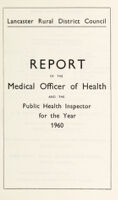 view [Report 1960] / Medical Officer of Health, Lancaster R.D.C.