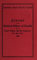 view [Report 1968] / Medical Officer of Health, Lancaster R.D.C.