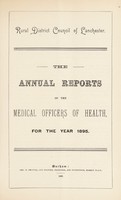 view [Report 1895] / Medical Officer of Health, Lanchester R.D.C.