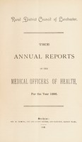 view [Report 1896] / Medical Officer of Health, Lanchester R.D.C.