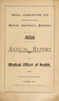 view [Report 1897] / Medical Officer of Health, Royal Leamington Spa Borough.