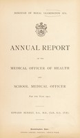 view [Report 1911] / Medical Officer of Health, Royal Leamington Spa Borough.