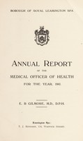 view [Report 1941] / Medical Officer of Health, Royal Leamington Spa Borough.