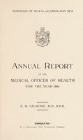 view [Report 1943] / Medical Officer of Health, Royal Leamington Spa Borough.