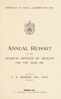 view [Report 1945] / Medical Officer of Health, Royal Leamington Spa Borough.