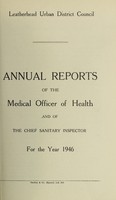 view [Report 1946] / Medical Officer of Health, Leatherhead U.D.C.