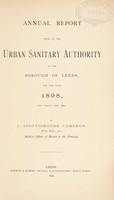 view [Report 1898] / Medical Officer of Health, Leeds Borough.