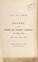 view [Report 1914] / Medical Officer of Health, Leeds City.