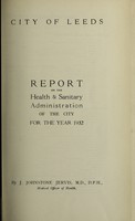 view [Report 1932] / Medical Officer of Health, Leeds City.