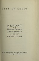 view [Report 1936] / Medical Officer of Health, Leeds City.