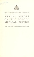 view [Report 1943] / School Medical Officer of Health, Leeds City.