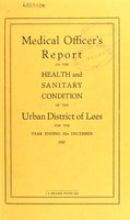 view [Report 1947] / Medical Officer of Health, Lees U.D.C.