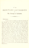 view [Report 1875] / Medical Officer of Health, Leicester Borough.