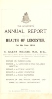 view [Report 1918] / Medical Officer of Health, Leicester Borough.