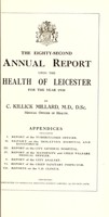 view [Report 1930] / Medical Officer of Health, Leicester Borough.