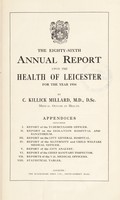 view [Report 1934] / Medical Officer of Health, Leicester Borough.