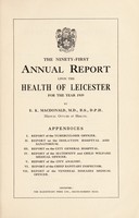 view [Report 1939] / Medical Officer of Health, Leicester Borough.