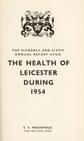 view [Report 1954] / Medical Officer of Health, Leicester Borough.