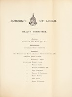 view [Report 1903] / Medical Officer of Health, Leigh Borough.