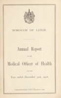 view [Report 1916] / Medical Officer of Health, Leigh Borough.