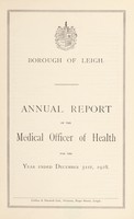 view [Report 1928] / Medical Officer of Health, Leigh Borough.