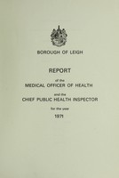 view [Report 1971] / Medical Officer of Health, Leigh Borough.