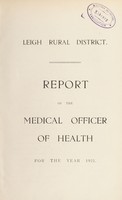 view [Report 1921] / Medical Officer of Health, Leigh R.D.C.