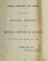 view [Report 1898] / Medical Officer of Health, Leigh U.D.C.