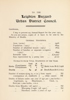 view [Report 1923] / Medical Officer of Health, Leighton Buzzard Local Board / U.D.C.