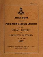 view [Report 1937] / Medical Officer of Health, Leighton Buzzard Local Board / U.D.C.