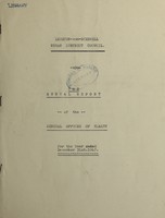 view [Report 1947] / Medical Officer of Health, Leiston-cum-Sizewell U.D.C.