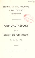 view [Report 1943] / Medical Officer of Health, Leominster & Wigmore R.D.C.