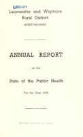 view [Report 1946] / Medical Officer of Health, Leominster & Wigmore R.D.C.