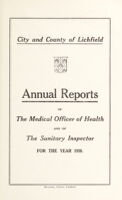 view [Report 1938] / Medical Officer of Health, Lichfield City & County.